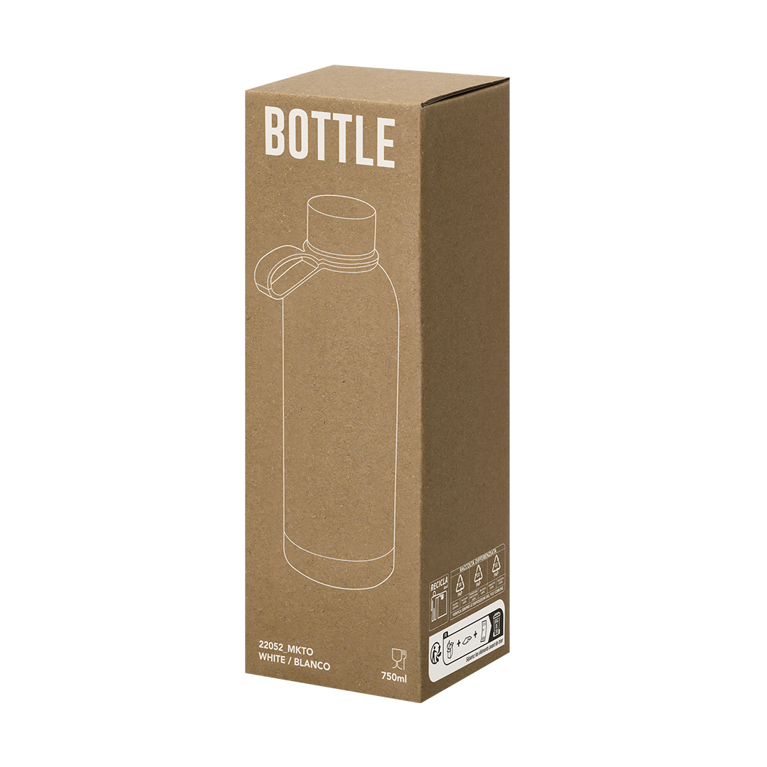 Gourde personnalisée 750 ml – Gravure laser prénom, texte ou motif – Gourde en acier inoxydable – Image 5